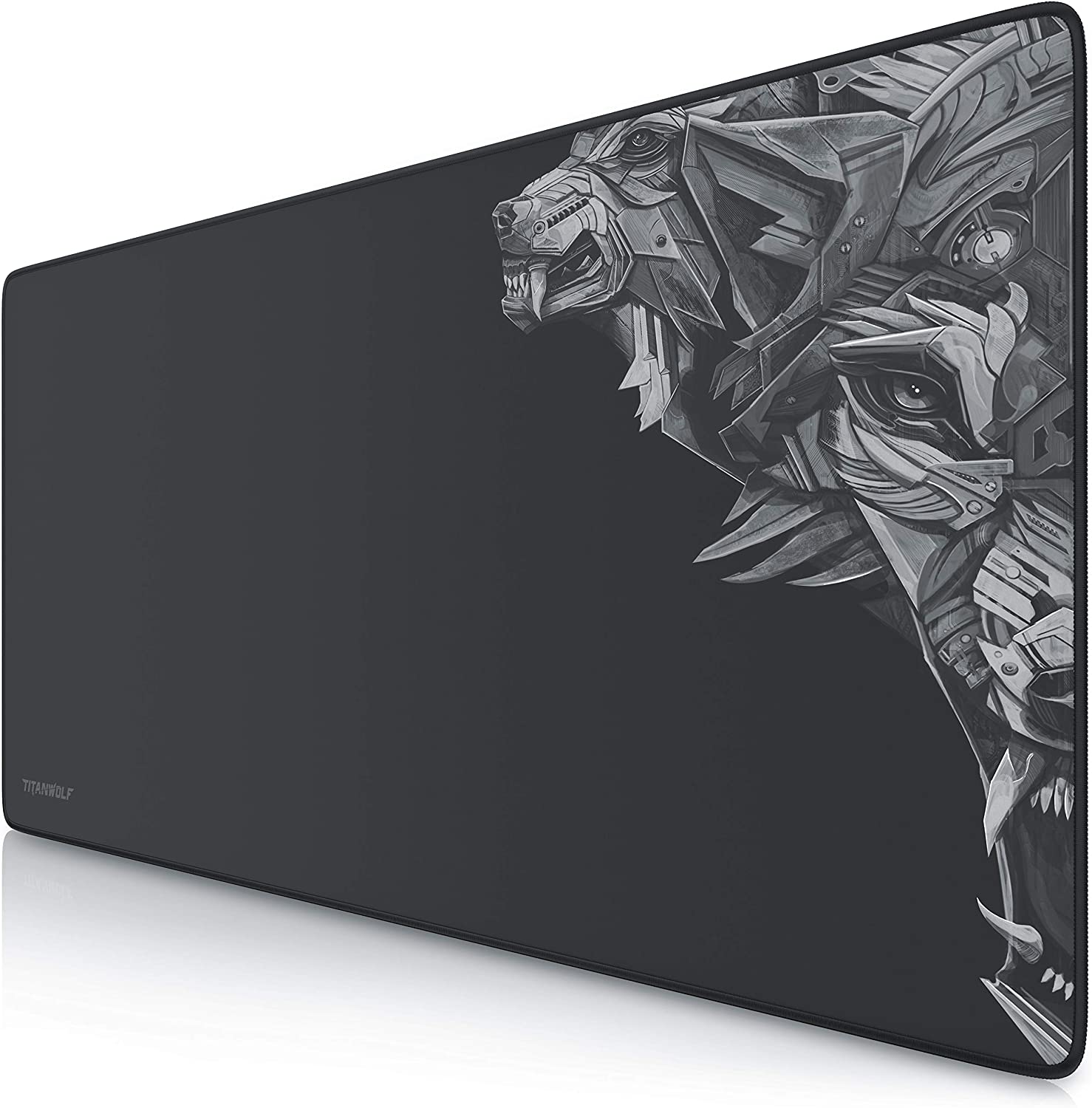 TitanwTITANWOLF XXL Speed Gaming Mouse Pad, Mouse Mat 900 x 400 x 3mm, XXL mousepad, table mat large size