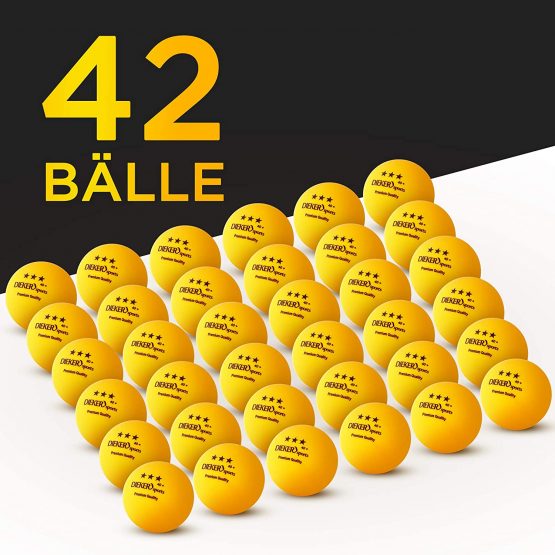 DIEKER SPORTS Premium Table Tennis Balls 3-Star [36 Balls + Bag] - With Video Course - Ping Pong Balls that Comply with ITTF Prescriptions - Perfect 3 Star Table Tennis Balls for Beginners and Pros - Image 3