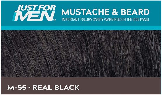 Just for men Moustache & Beard Real Black Dye , Eliminates Grey for a Thicker & Fuller Look – M55 - Image 3