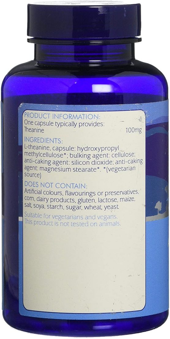 Higher Nature Theanine 100mg Pack of 90 - Image 3