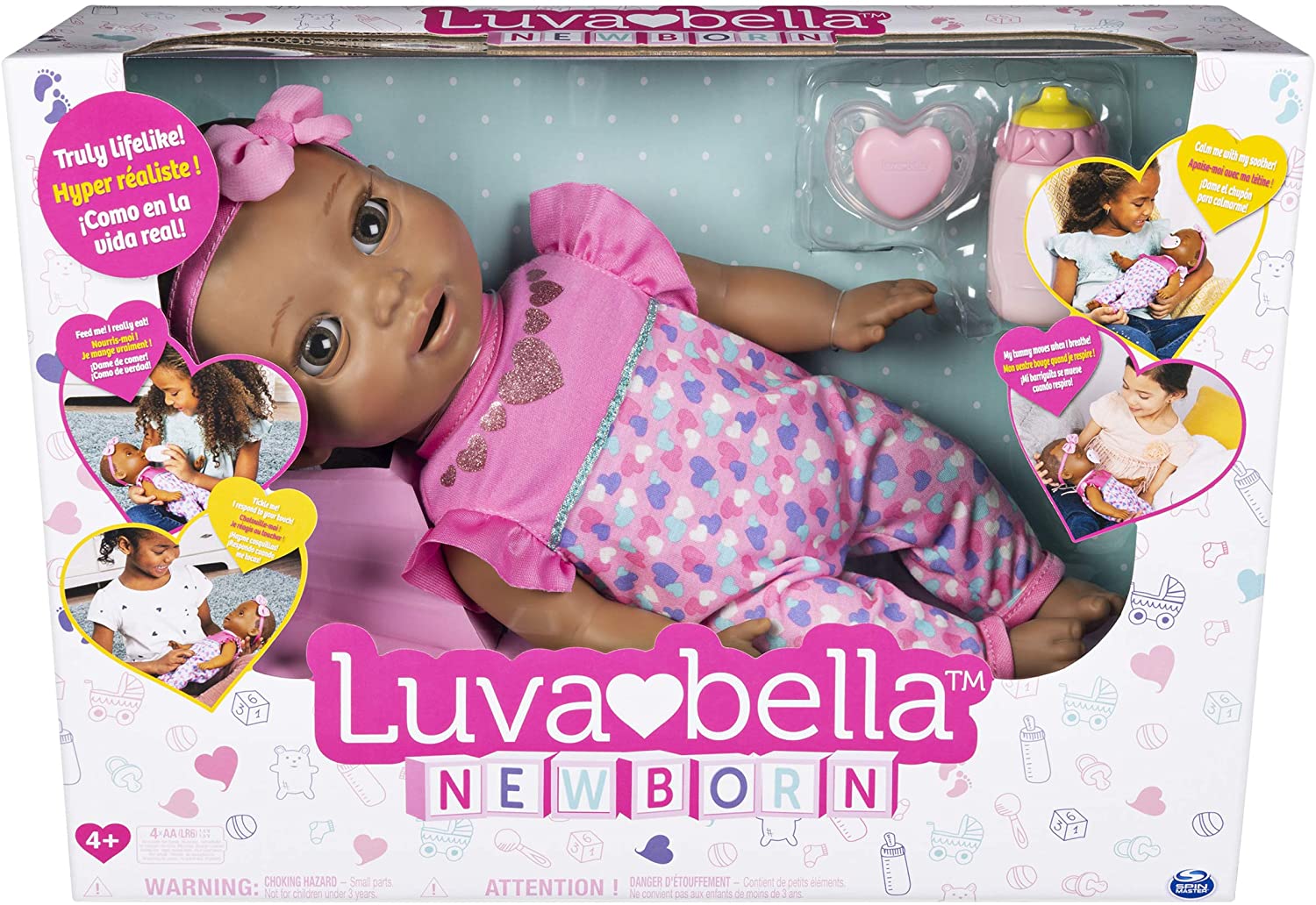 spin master luvabella newborn