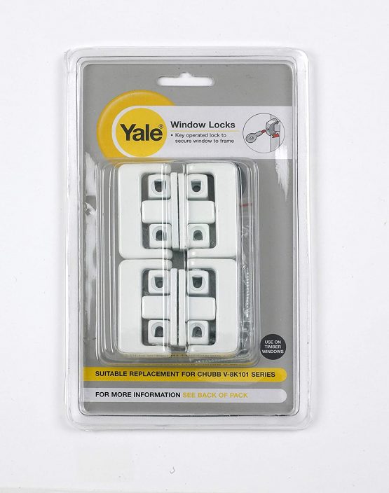 Yale V-8K101-4-WE Window Latches Multi Pack, Pack of 4, White Finish - Image 3