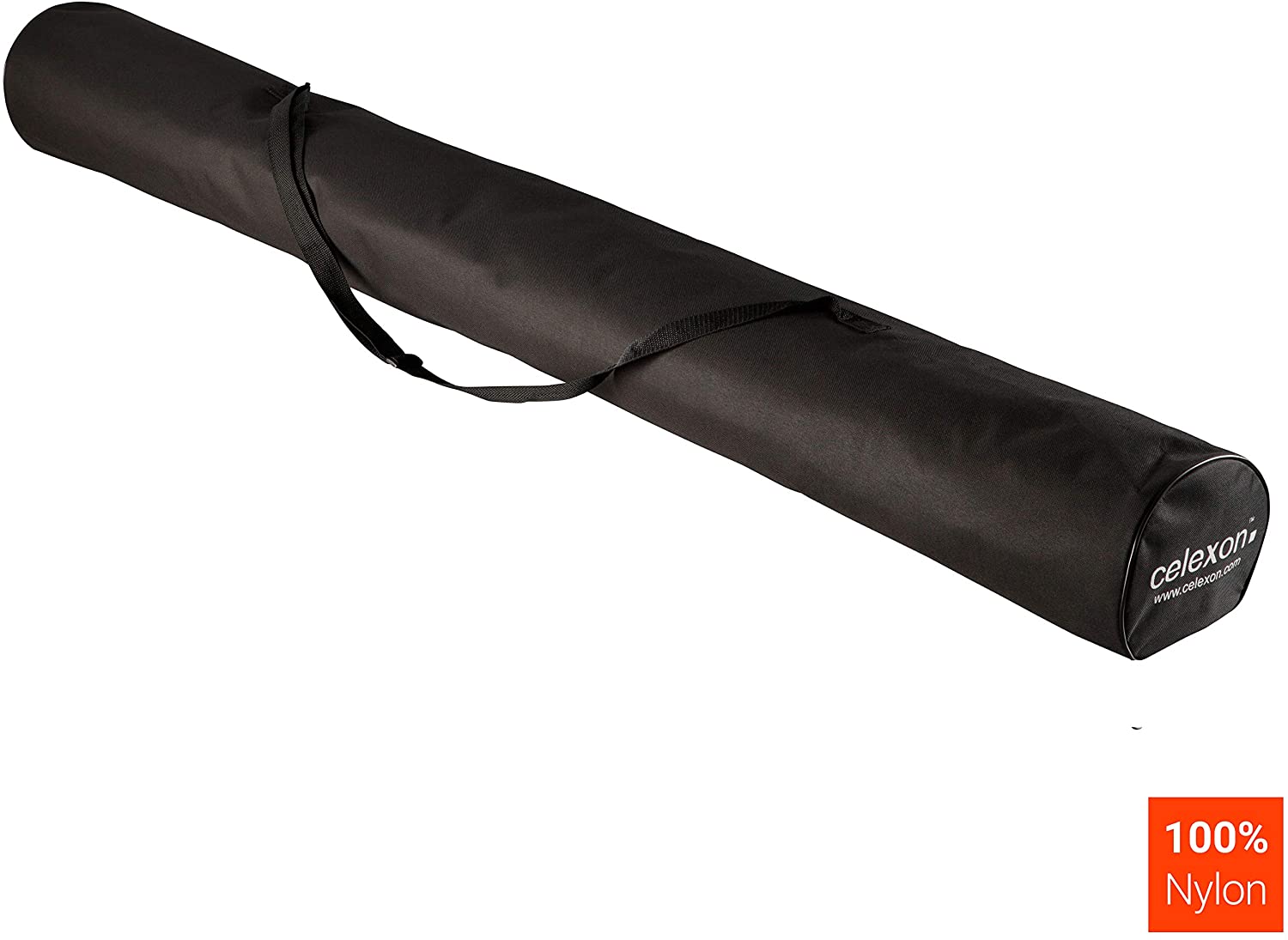 celexon Nylon-Softcase Fitted Tripod Screens Cloth Width 244 cm - Dimensions:268x18cm (LxD)- Black - Image 3