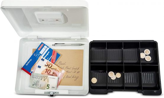 Maul 30 x 24.5 x 9 cm Cash Box 4 - White - Image 4
