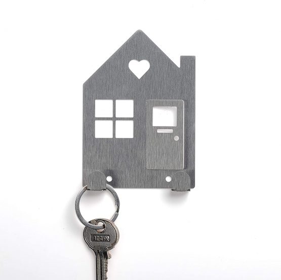 Oakdene Designs Key Holder, 430 Stainless Steel, Silver, One - Image 2
