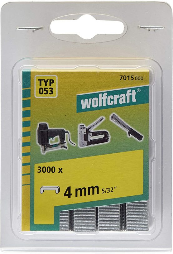 Wolfcraft 7015000 Wide Steel Braces Type 053 4 mm Pack of 3000, silver - Image 2