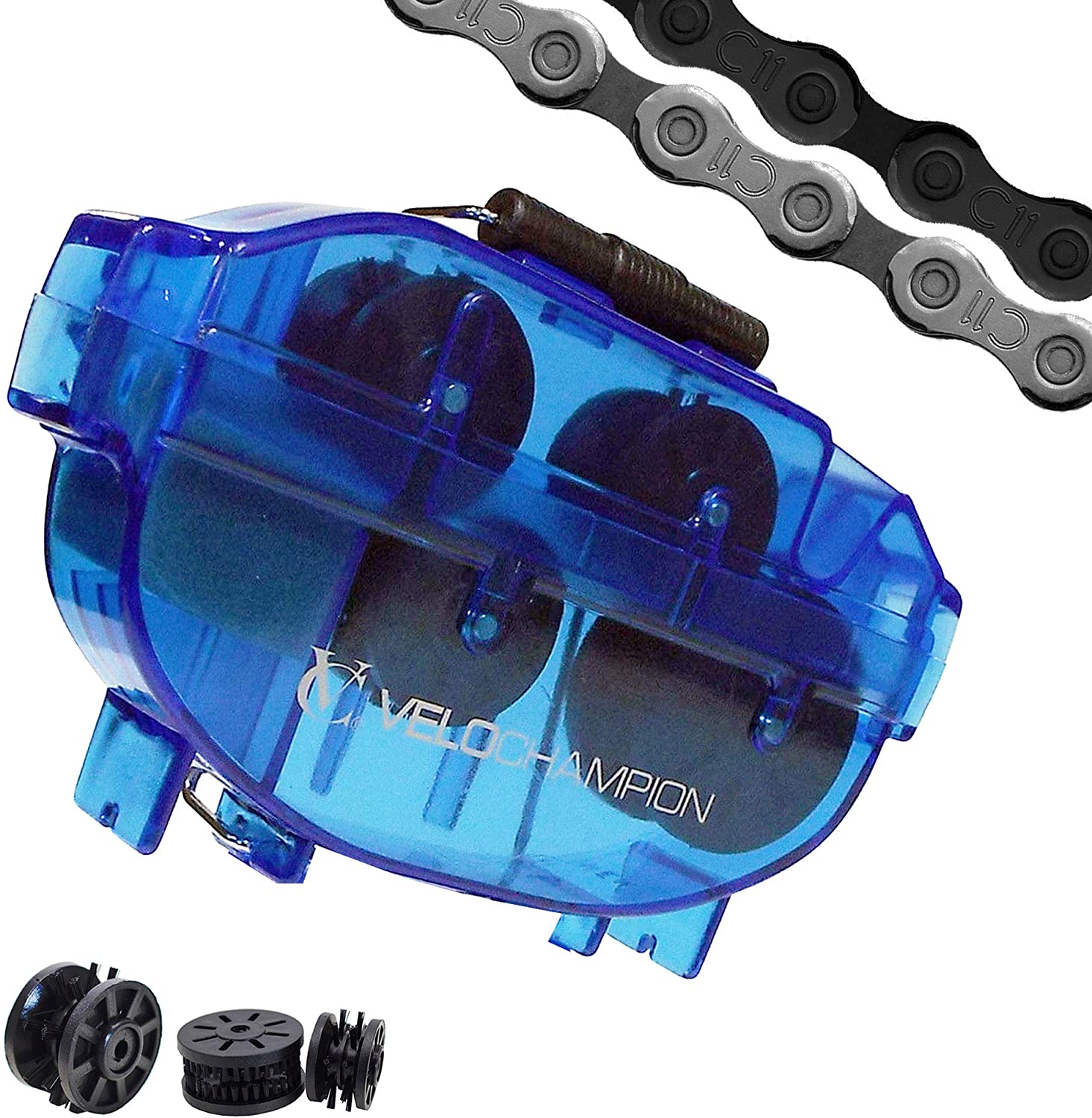 VeloChampion Bike Chain Cleaning Tool, Efficient Chain Cleaner, Ideal Tool for Optimum Chain Maintenance