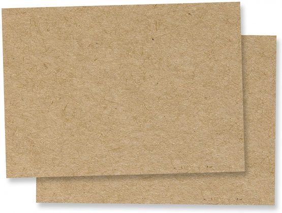 50 Sheets, A3 Brown Kraft Paper Thick Cardstock, 200gsm