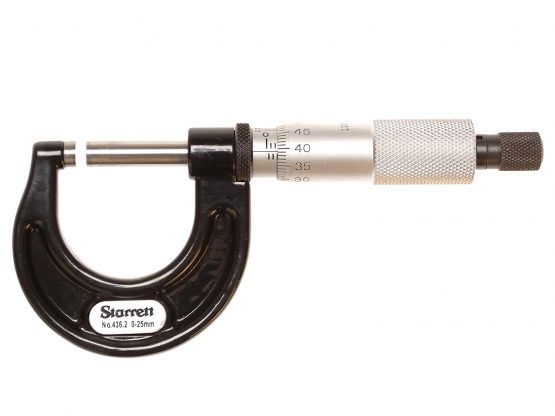 Starrett V436.1MXRL-25 Outside Micrometre 0 - 25 mm Graduation 0.001 mm