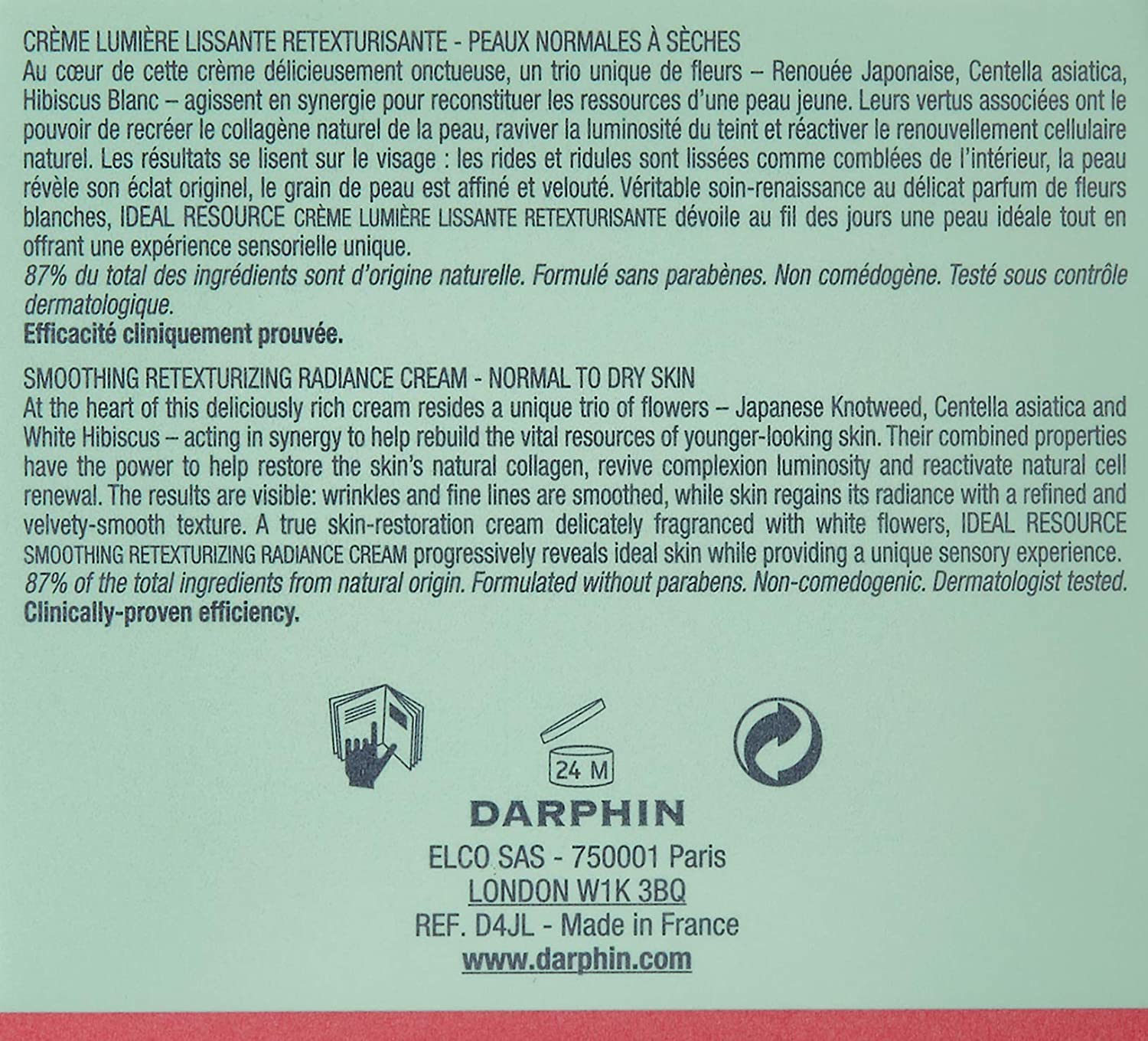 DARPHIN Ideal Resource Smoothing Radiance Cream 50ml, 50 ml (Pack of 1) - Image 3