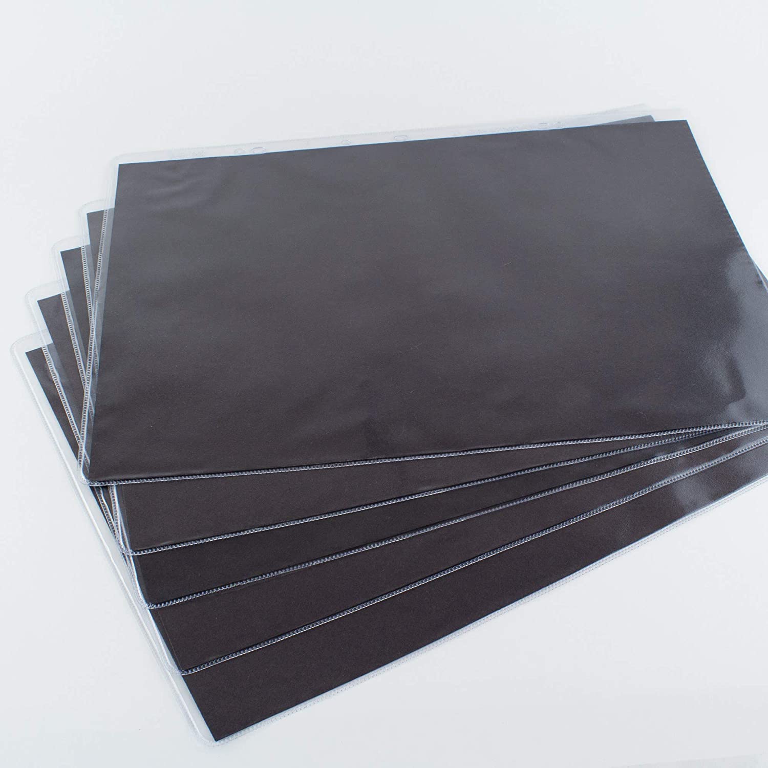 Techstyle A4 Portfolio Sleeves Plastic Sleeves, Pack of 10 Presentation Clear Display Sleeves, A4 Sleeves Only