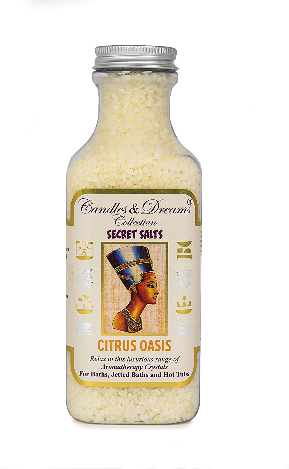 Candles and dreams Hot tub Spa / Bath Aromatherapy Scents Crystals (Citrus Oasis) Vegan (500g), 500 g (Pack of 1)