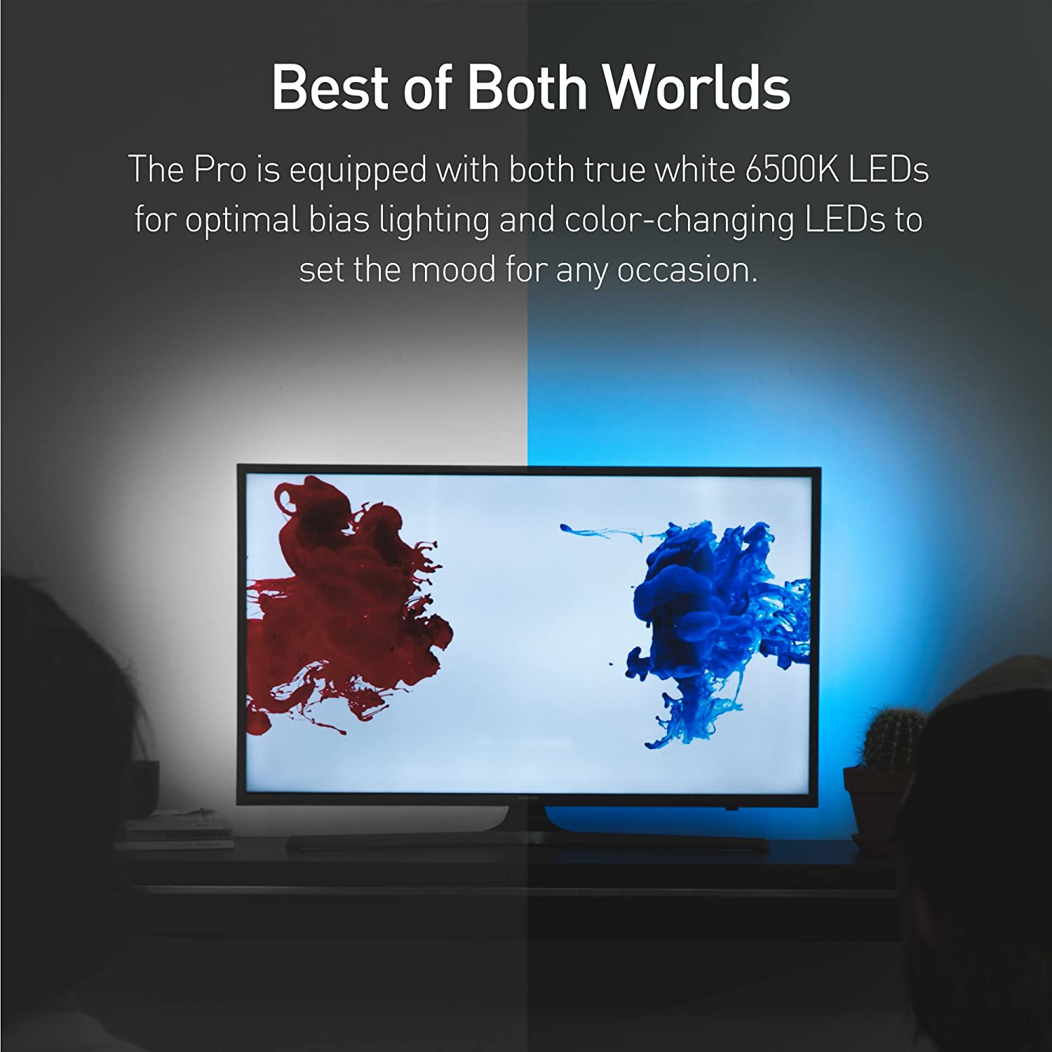 Luminoodle Professional Bias Lighting for HDTV, Multi-colored, Large Pro (3 meter) - Image 3