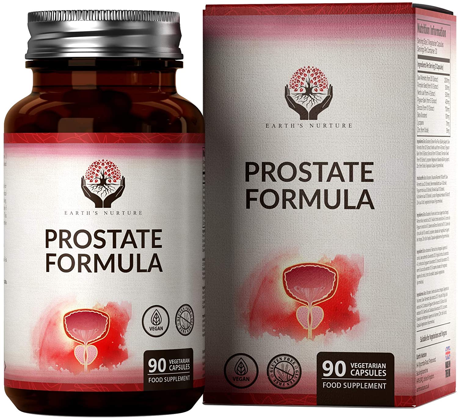 EN Prostate Supplements for Men UK, 90 count (Pack of 1)
