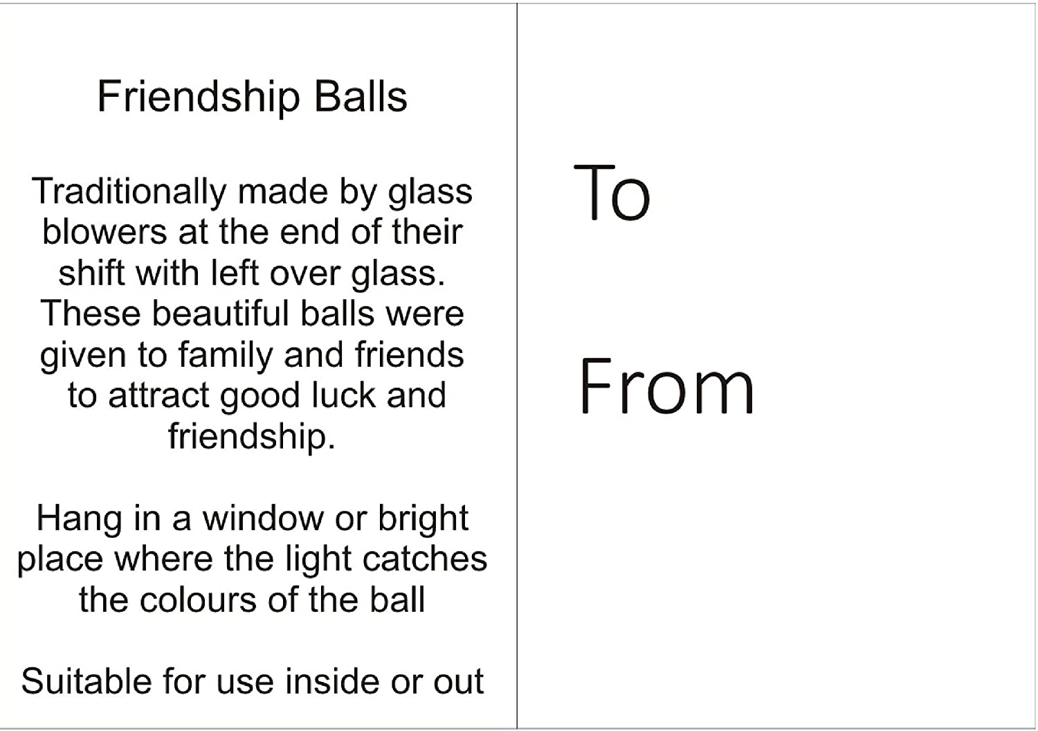 Hanging Glass Friendship Ball 10cm diameter , Pearl, Pearl White - Image 4