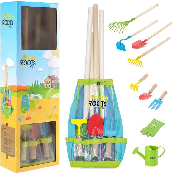 Little Roots BGG1654 Kids Tool Kit Backpack, Toy Tool Box Set for Children, Multi-Colour