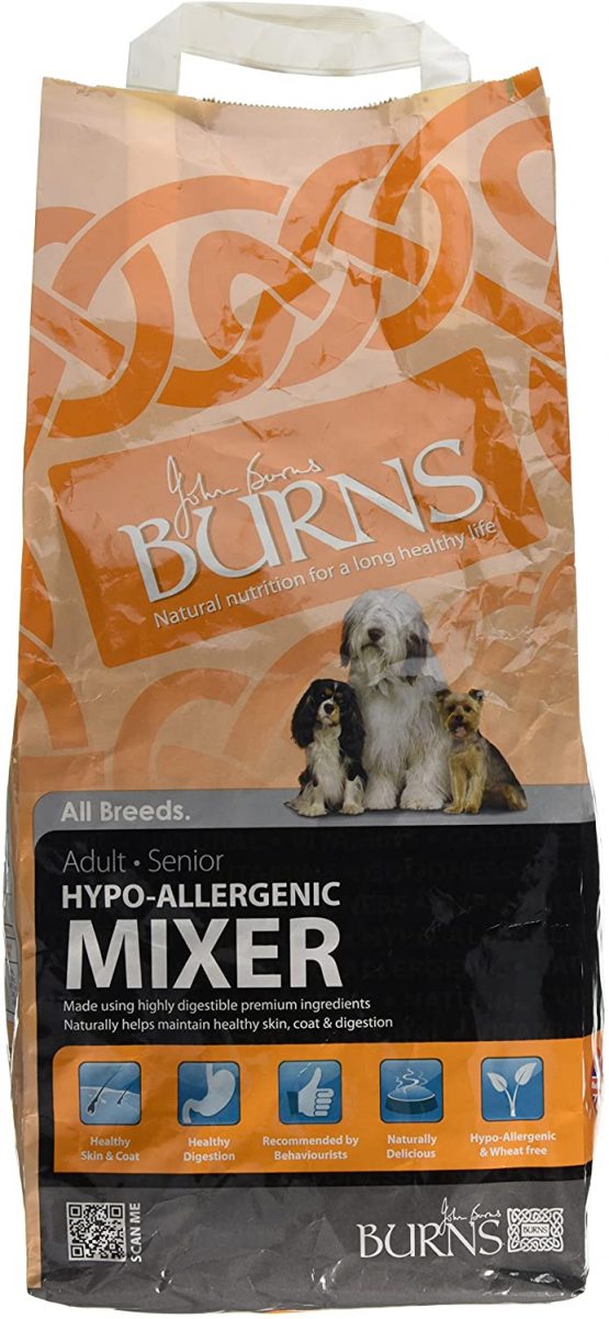 Burns Pet Nutrition Adult and Senior Dog Hypo-allergenic Mixer 2 kg