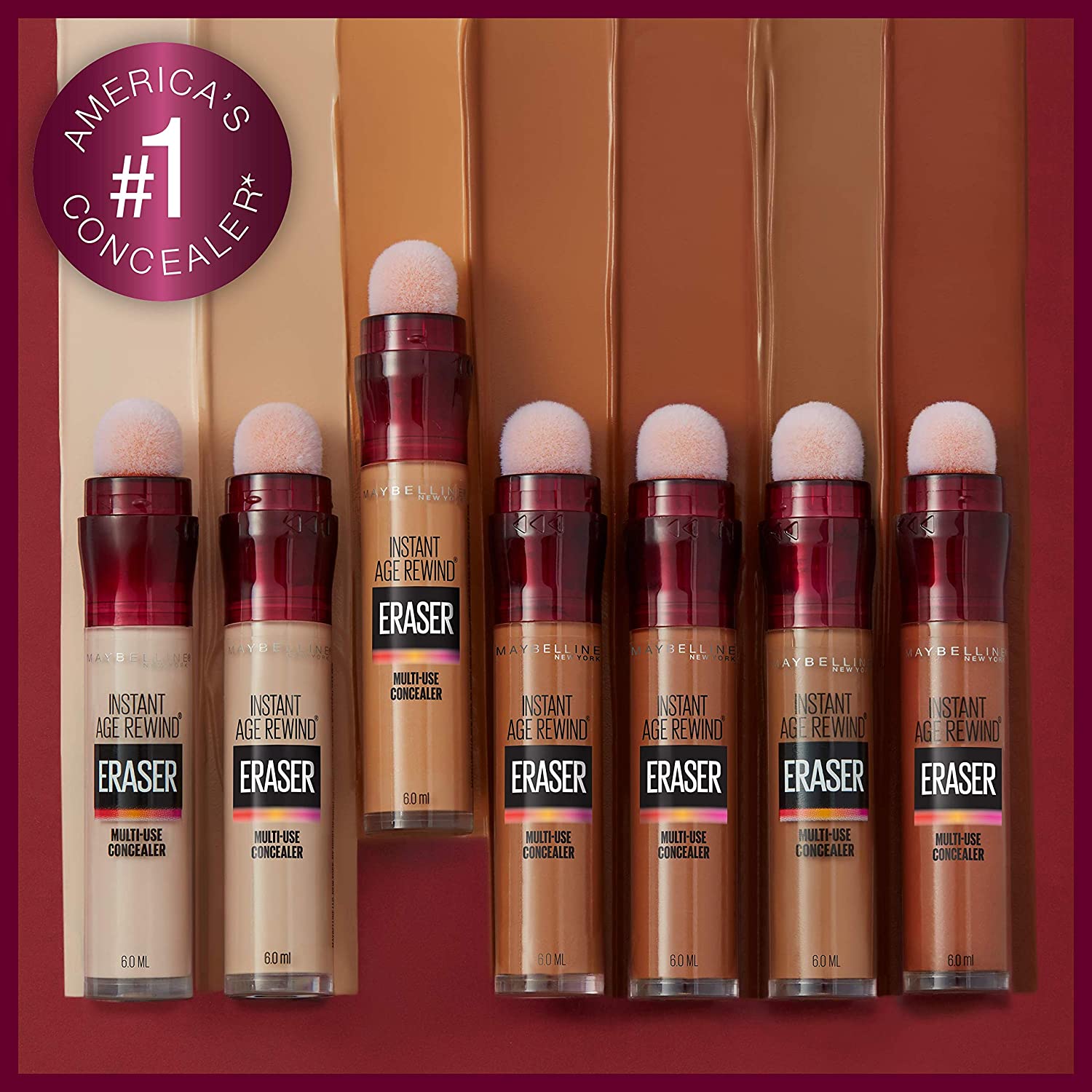 MAYBELLINE Instant Age Rewind Eraser Dark Circles Treatment Concealer 120 Light, Light 120, 5.91 ml (Pack of 1) - Image 2
