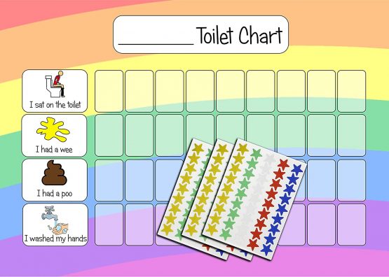 kids2learn Potty Training Reward Chart Toilet Training Reward Chart ...