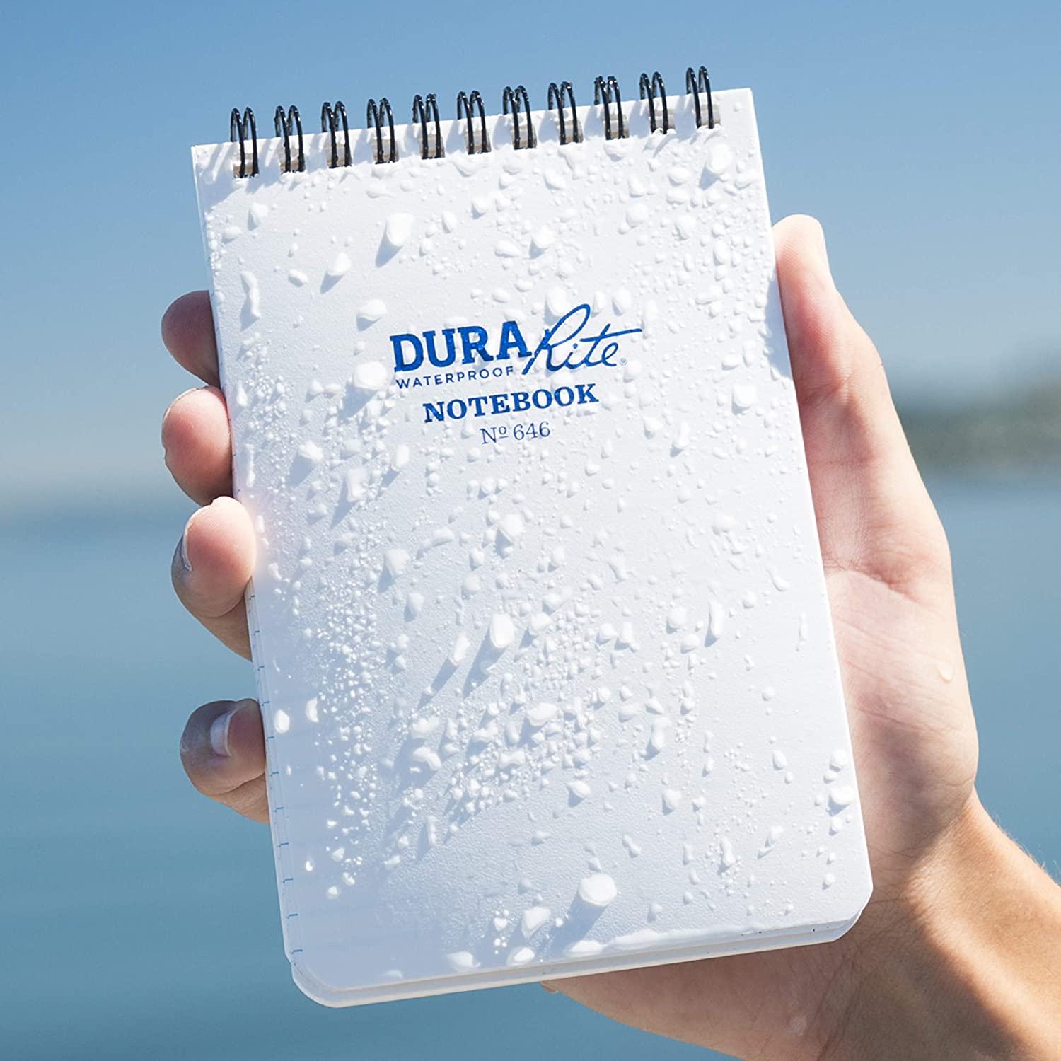 Rite in the Rain Waterproof (DURARITE) Top Spiral Notebook, 4" x 6", White Cover, Universal Pattern (No. 646) - Image 4