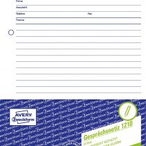 AVERY Zweckform 1210 Conversation Note (A5, Tear-Off Pad, Glued Top, 50 Sheets) White