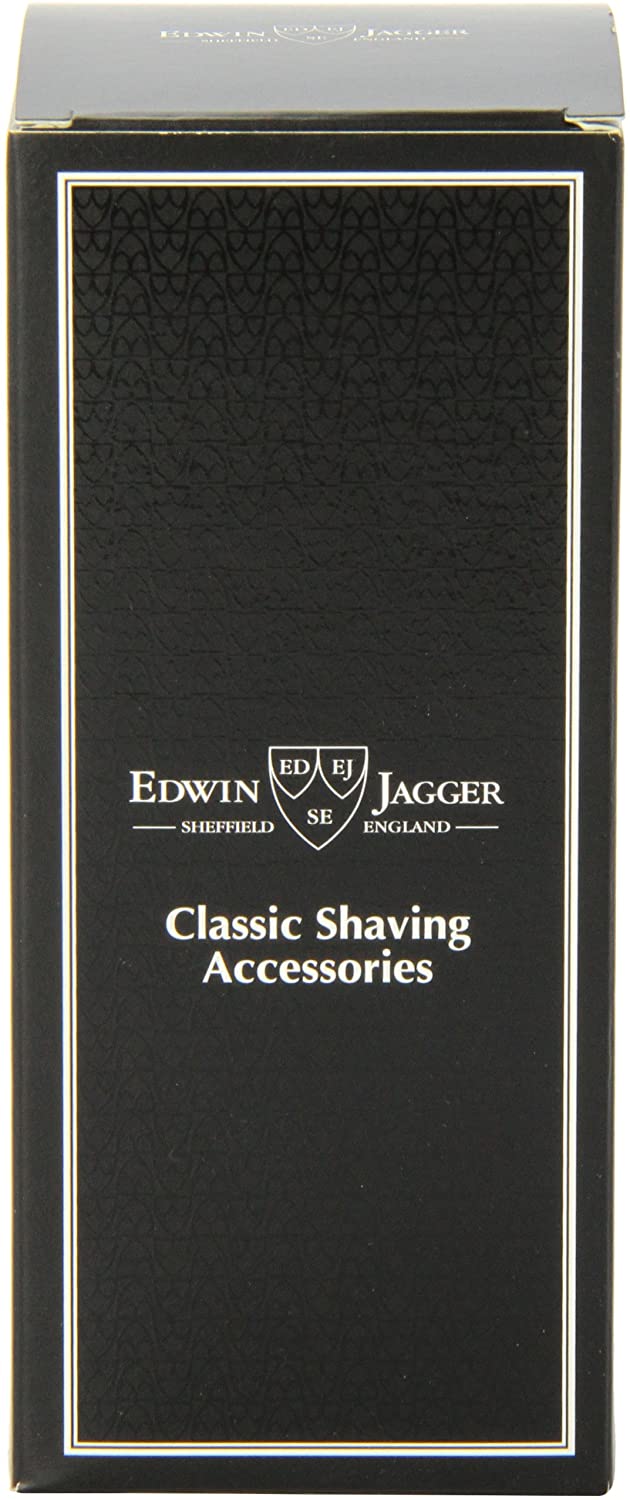 Edwin Jagger 1EJ947SDS Classic Best Badger Hair Exfoliating Shaving Brush with Stand for Shaving Cream or Shaving Soap for Men and Women (Imitation Ivory) - Image 3