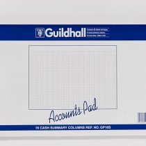 Exacompta 'Guildhall' Accounts Pad, A3, 60 sheets, 16 Cash Summary Columns