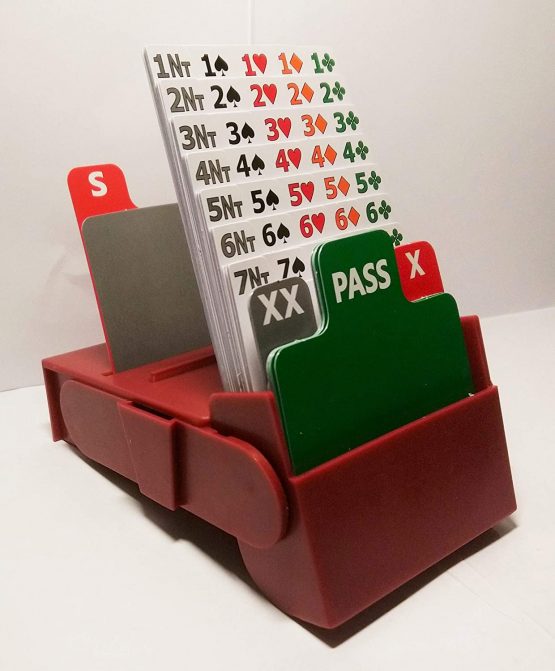 Bid Pal Bridge Bidding Boxes set of 4 (Red) - Image 3