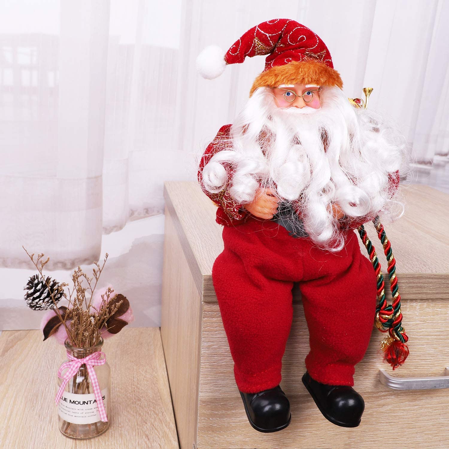 plush santa claus doll