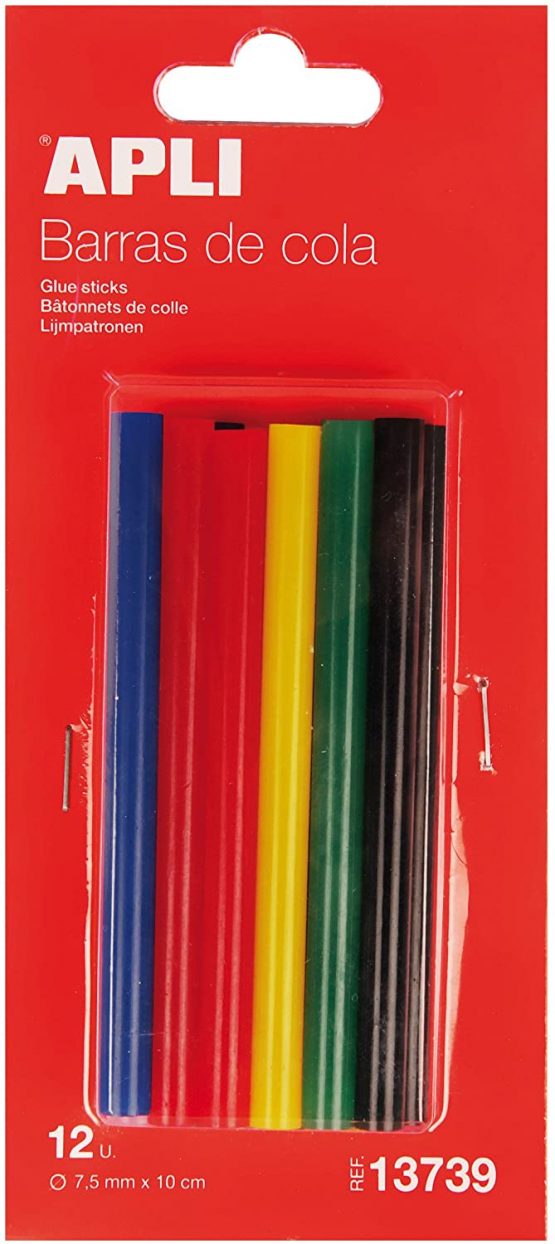 APLI 941771 – 10 Bars of Silicone Tail Hot, 7.5 mm