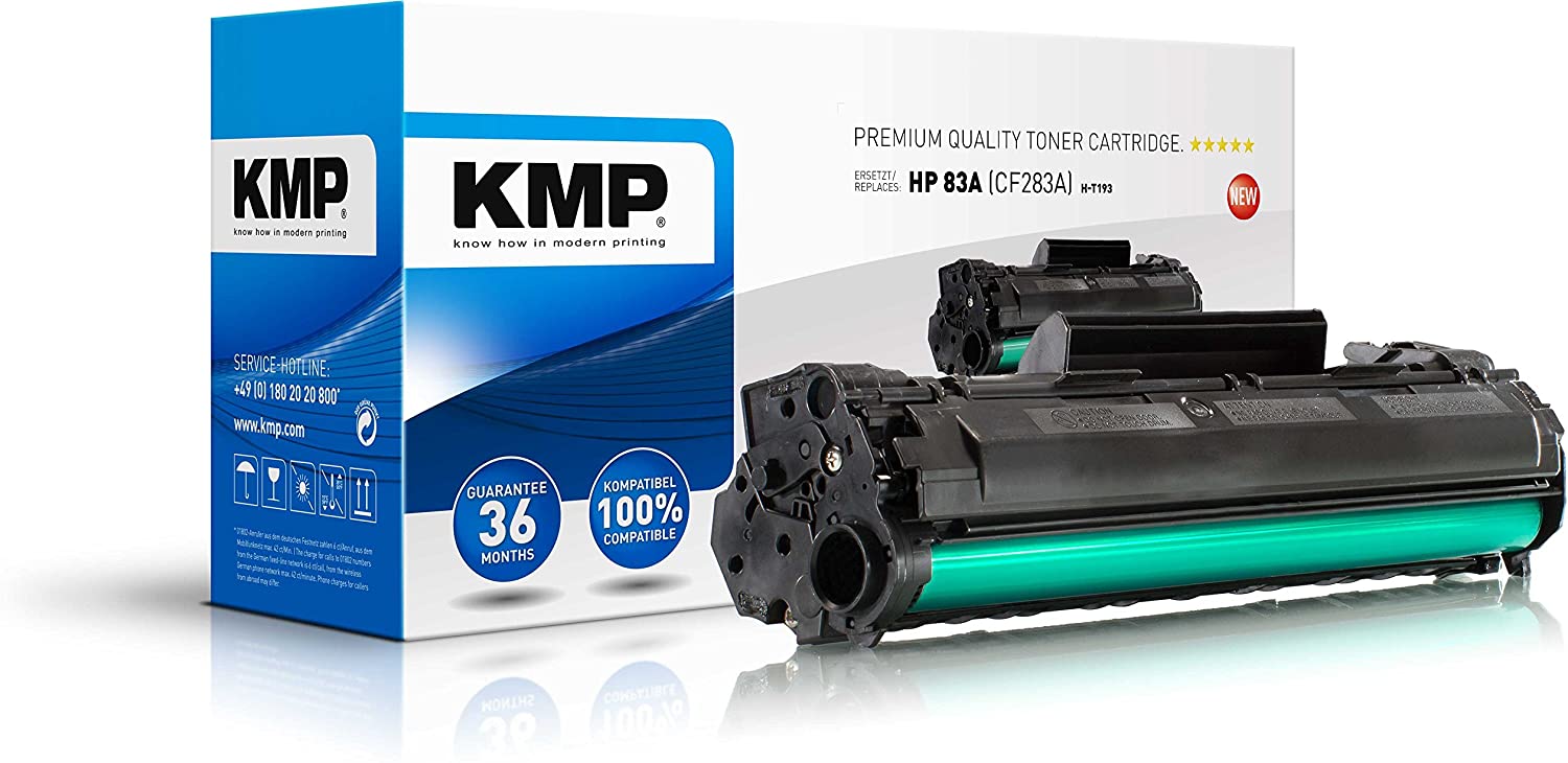 KMP Toner Cartridge Replaces HP CF283A H-T193 83A (Black)