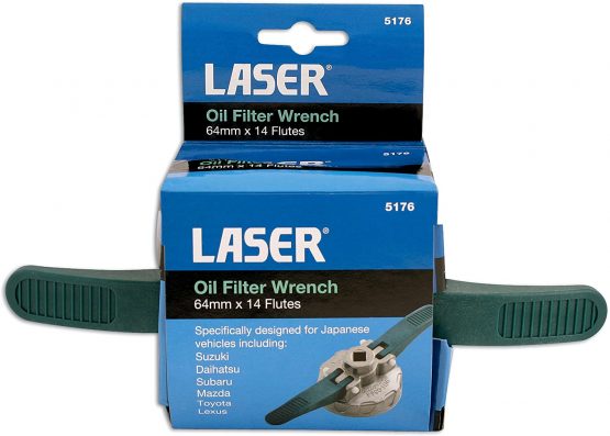 Laser 5176 Oil Filter Wrench 3/8"D - 64mm x 14 Flutes - Image 3