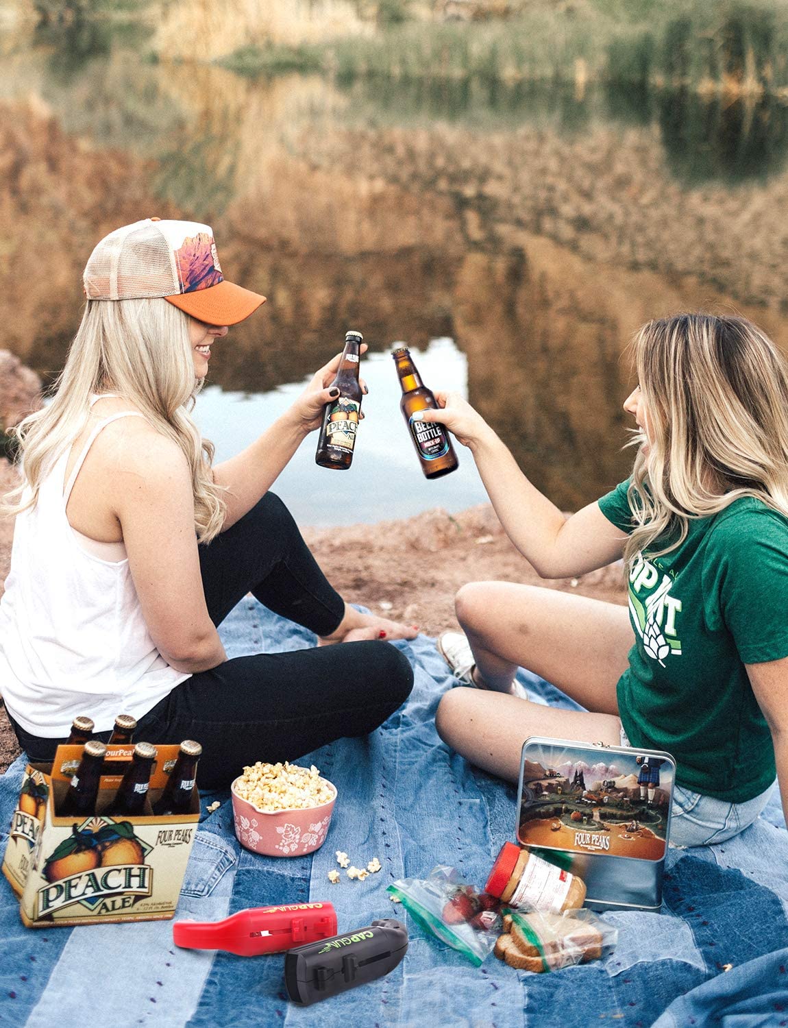 Beer Bottle Opener Cap Gun, Novelty Capgun for Home Bar & Parties, Beer Cap Gun Opener Tool - Image 4