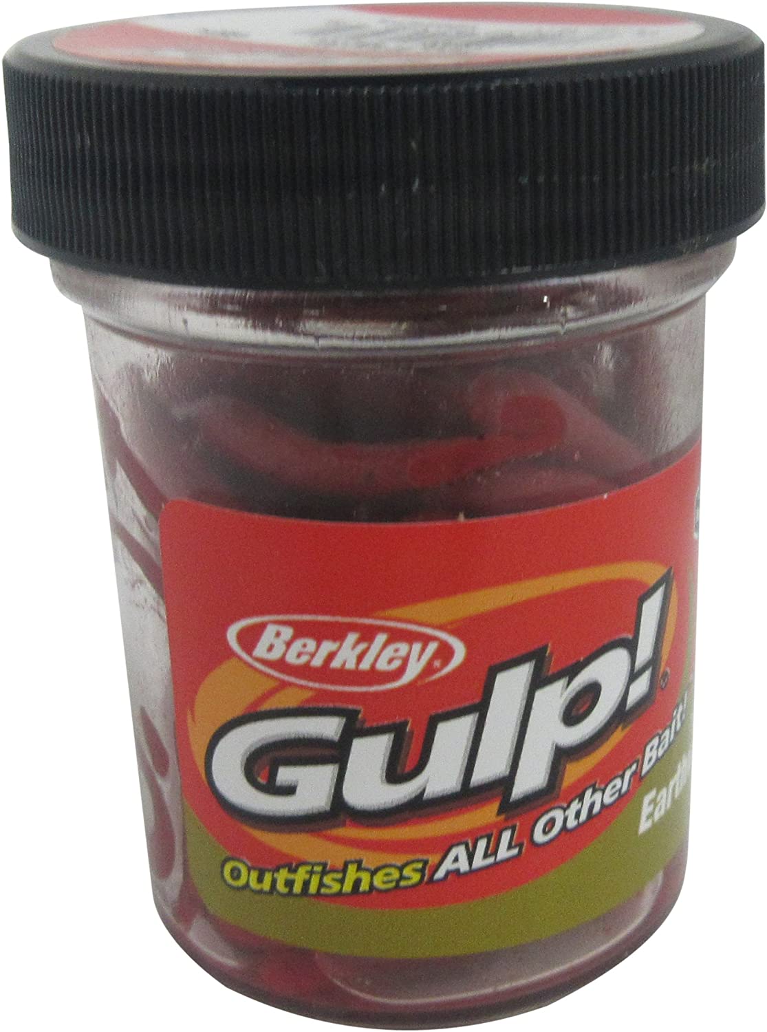 Berkley Gulp Extruded Earthworms, Red, One Pack 4 inch