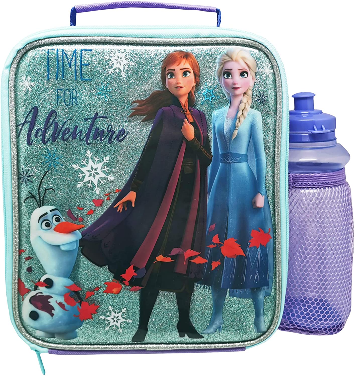 frozen lunch box and bottle