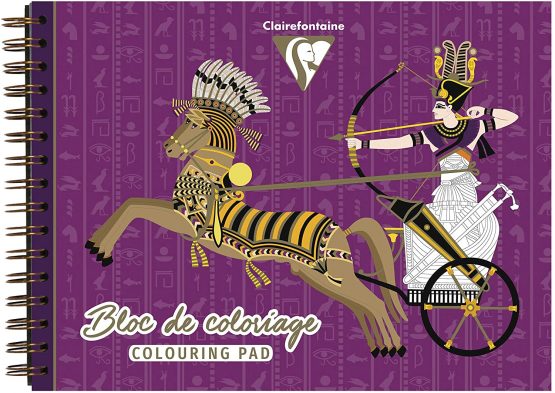 Clairefontaine Egypt Colouring Pad, 32x24cm