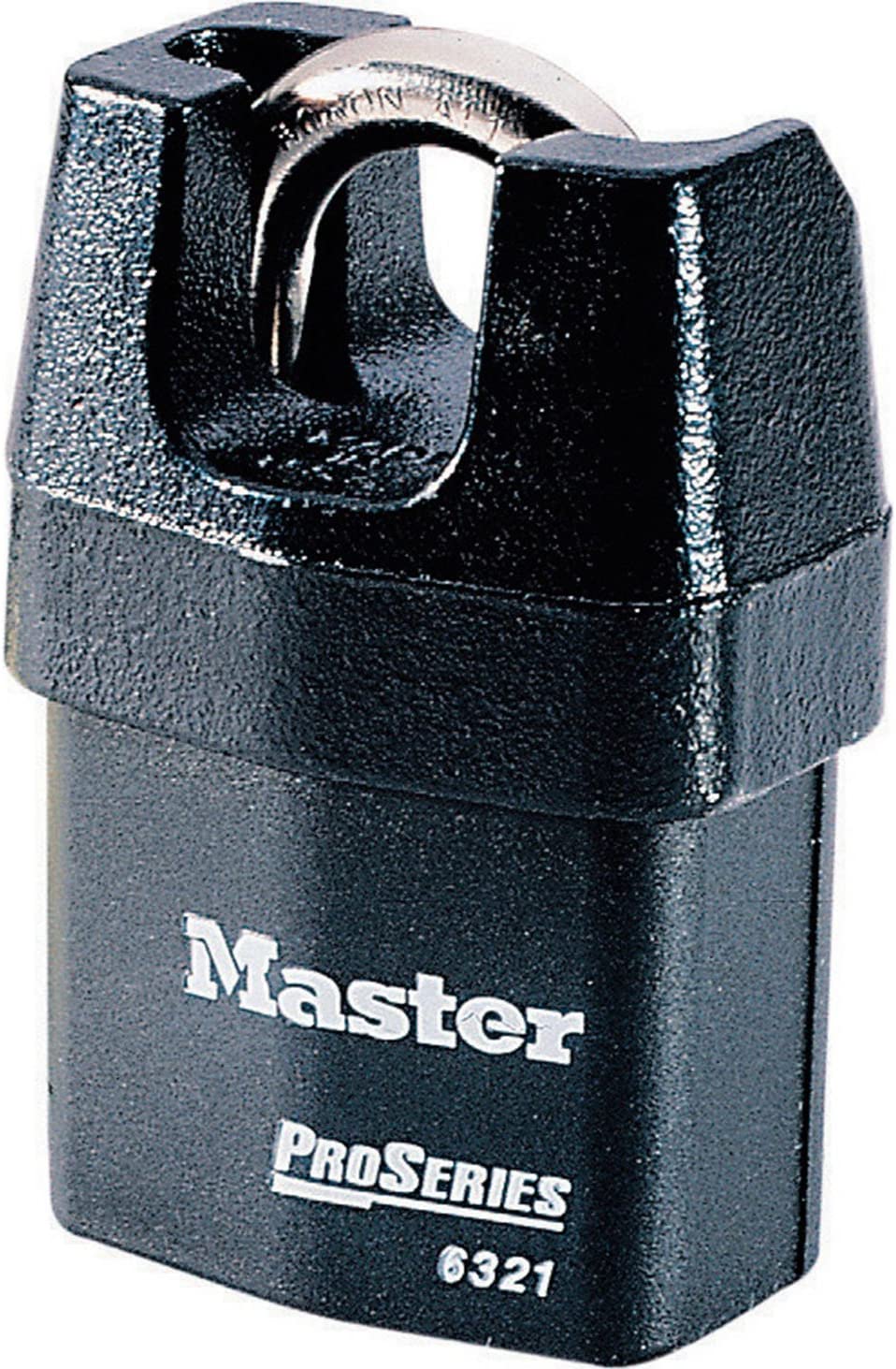 Masterlock 6321KA1 M/Lock PROSERIES PLOCK 54MM CLSD SHKL KA10G016, Black, 54mm - Keyed Alike