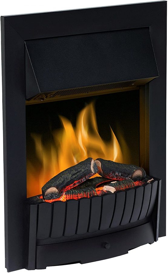 Dimplex Clement Electric Inset Fire with Optiflame Effect, 2 Kw, 230 W, Black, One Size, (CMT20BL) - Image 2