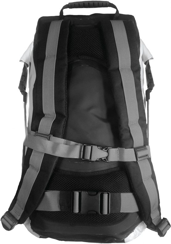 Lomo Dry Bag Daysack 30L - White Waterproof Rucksack Roll Down DryBag - Image 3