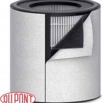 Leitz Trusens Replacement Dupont Filter 3-in-1 True HEPA Drum for TruSens Z-3000 Air Purifier, Silver/Black, 2415110