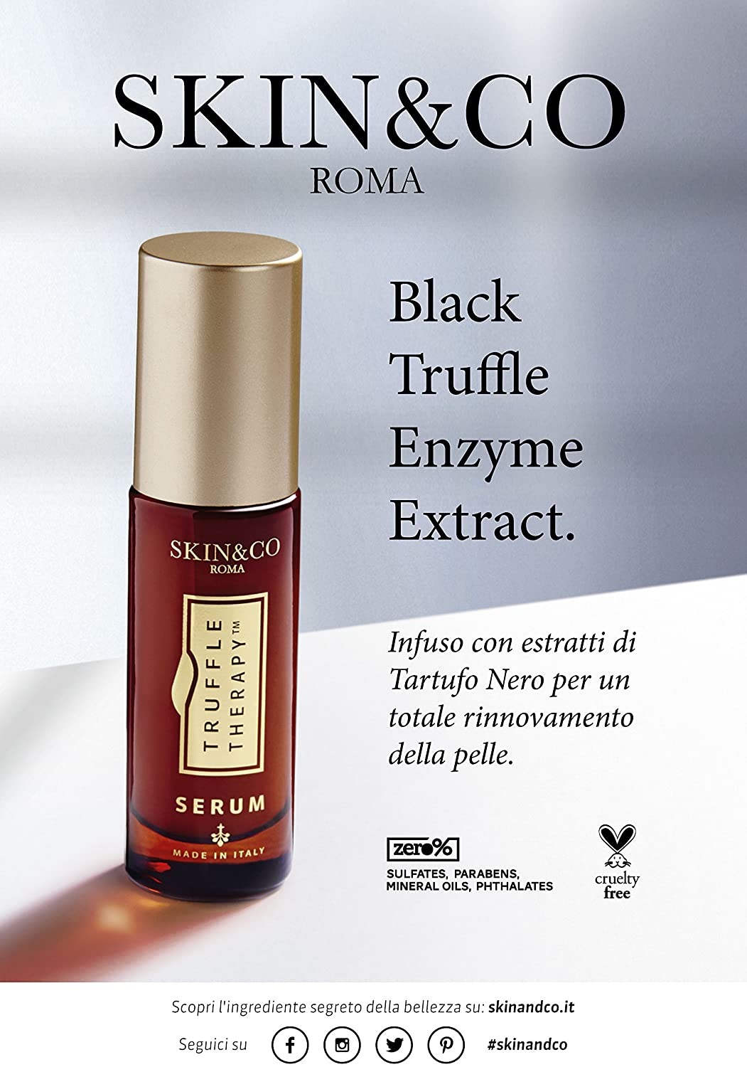 SKIN&CO Roma Truffle Therapy Serum 30 ml, White, 30 ml (Pack of 1) - Image 2