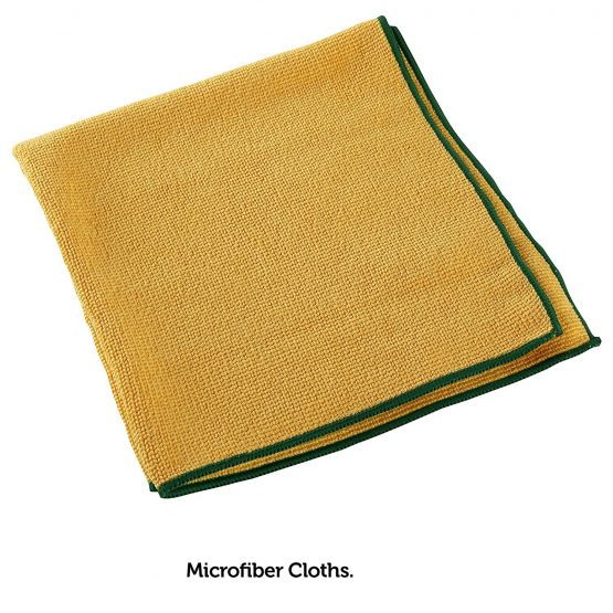 Microfibre Cloth, Yellow, Pack of 6 - Image 4
