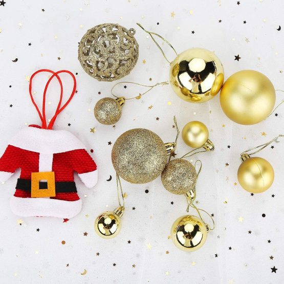 Aitsite Christmas Baubles 4 CM Xmas Tree Hanging Christmas Balls Decoration Ornamentsl Home Festival Decors - Image 4