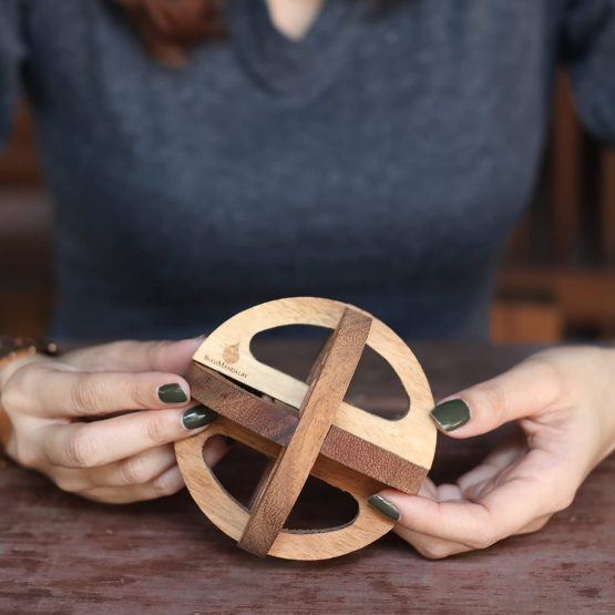 SiamMandalay Global Puzzle: Handmade & Organic Wooden Puzzle for Adults from with Free SM Gift Box(Pictured) - Image 4