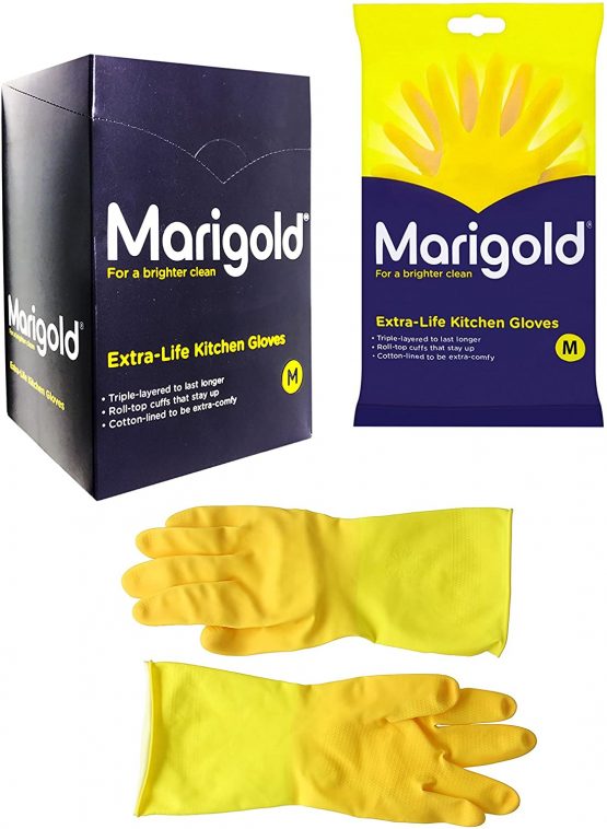 Marigold Extra Life Kitchen Glove Medium 1 x 6 Pairs