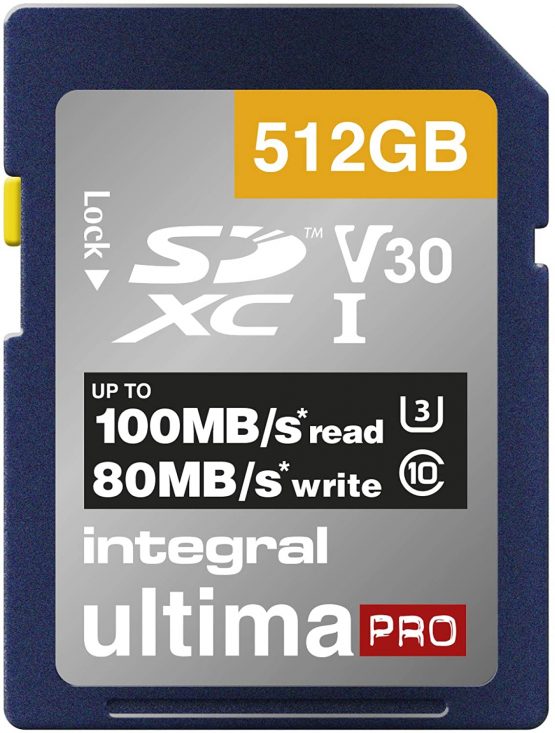 Integral 512GB SD Card 4K Ultra-HD Video Premium High Speed Memory Card SDXC Up to 100MB/s SDXC V30 UHS-I U3 Class 10 SD Memory Card - Image 2