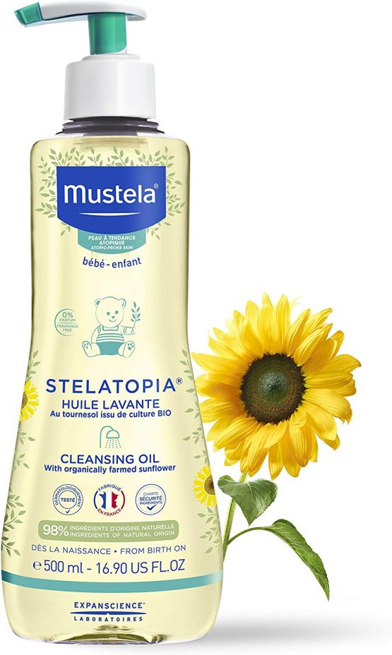 Mustela PA STELATOPIA® HUILE LAVANTE 500ML / PA STELATOPIA® REINIGENDE OLIE 500ML