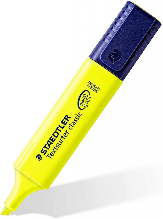 STAEDTLER Textsurfer Classic 364 Highlighter - Assorted Colours, Pack of 6 - Image 2