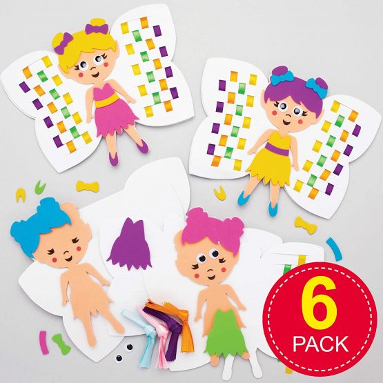 Baker Ross AT534 Fairy Weaving Kits - Pack of 6, Introductory Sewing for Beginners and For Kids Arts and Crafts Projects - Image 2