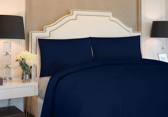 Utopia Bedding Double Duvet Set - Soft Microfibre Duvet Cover with Pillow cases - Bedding Quilt Cover Set (Navy) - Image 3